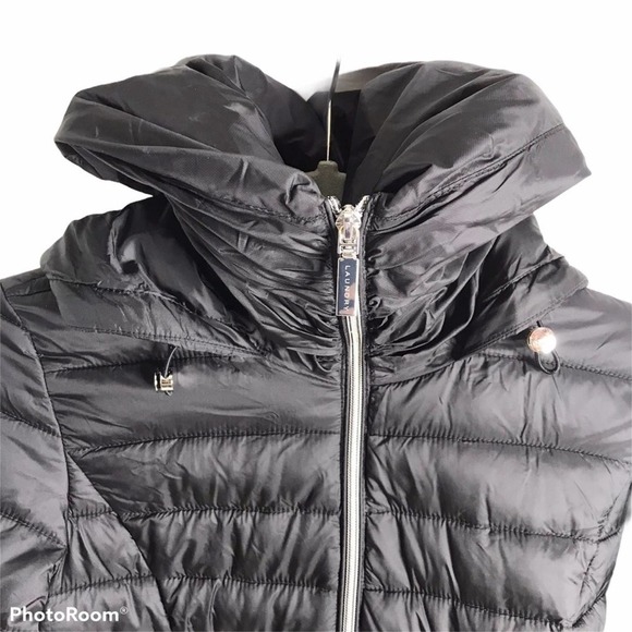 Laundry Shelli Segal bell-sleeve puffer coat - Picture 9 of 15